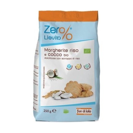Margherite riso e cocco 250 g Zer%lievito