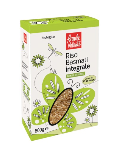 Riso basmati integrale 800g Baule Volante