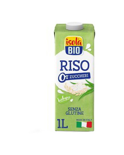 Bevanda riso zero zuccheri 1L ISOLA BIO